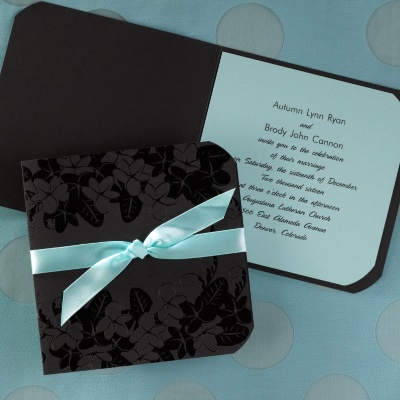 Aqua Wedding Invitations